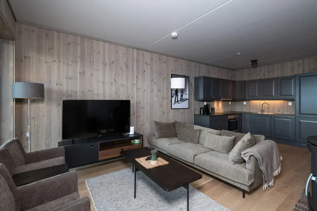 Wohnzimmer Küche Wohnung 302